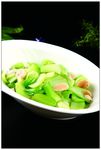 手捏菜炒口蘑