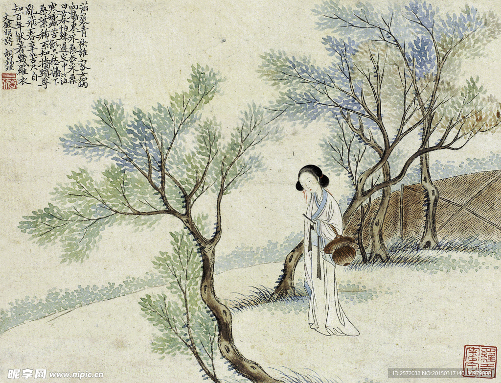 诗意人物画