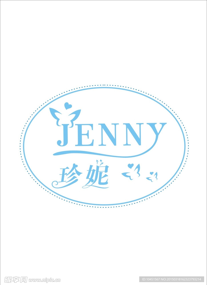 珍妮女孩饰品logo
