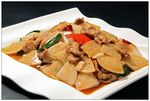 萝卜炒肉片