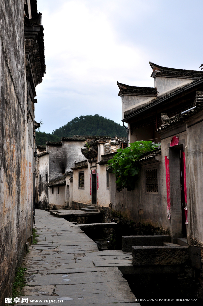 安徽 西递 风景 中国古建筑