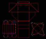 刀版线 齐形 CAD 盒子
