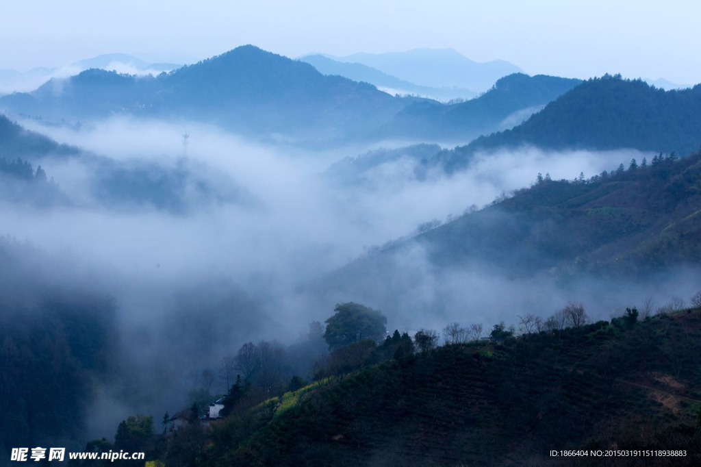 云山雾绕
