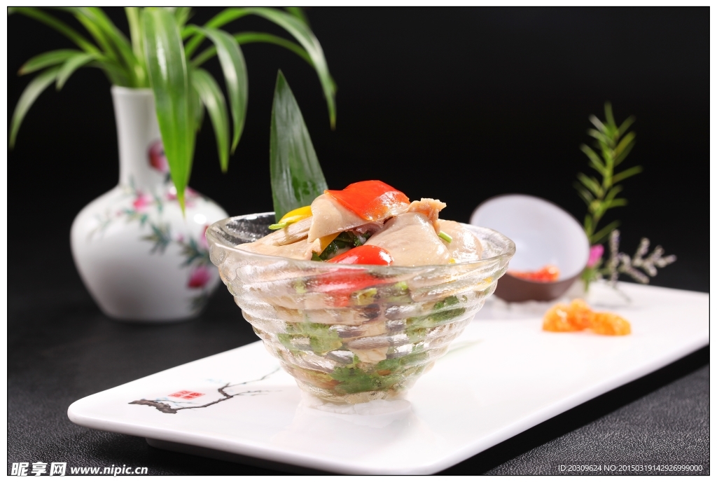 香菜拌生肠