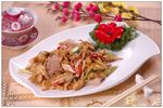 四宝炒鸡腿菇