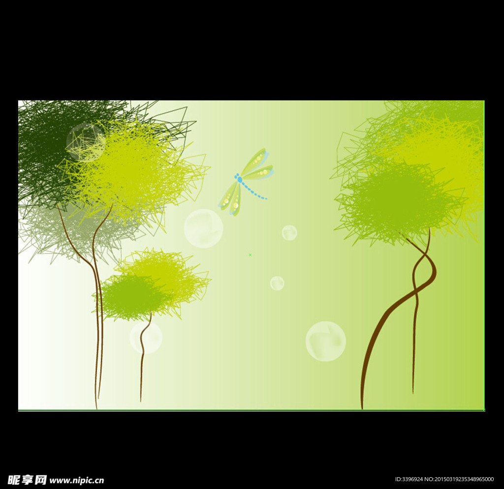 抽象树矢量
