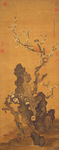 明 陈洪绶 梅花山鸟图