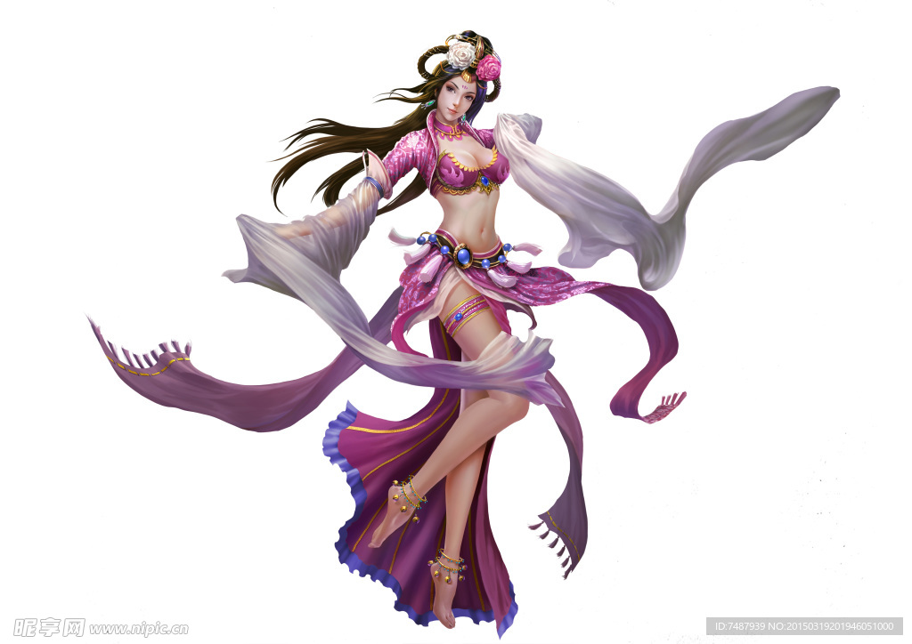 游戏美女