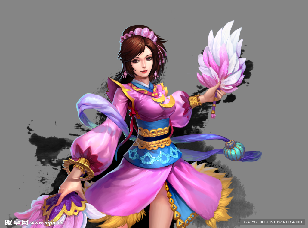 游戏美女