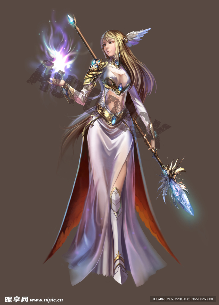美女法师