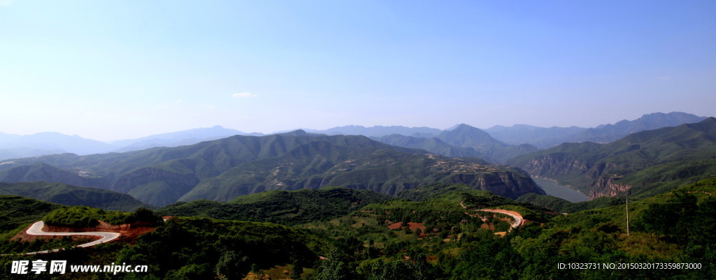黄河丹峡全景