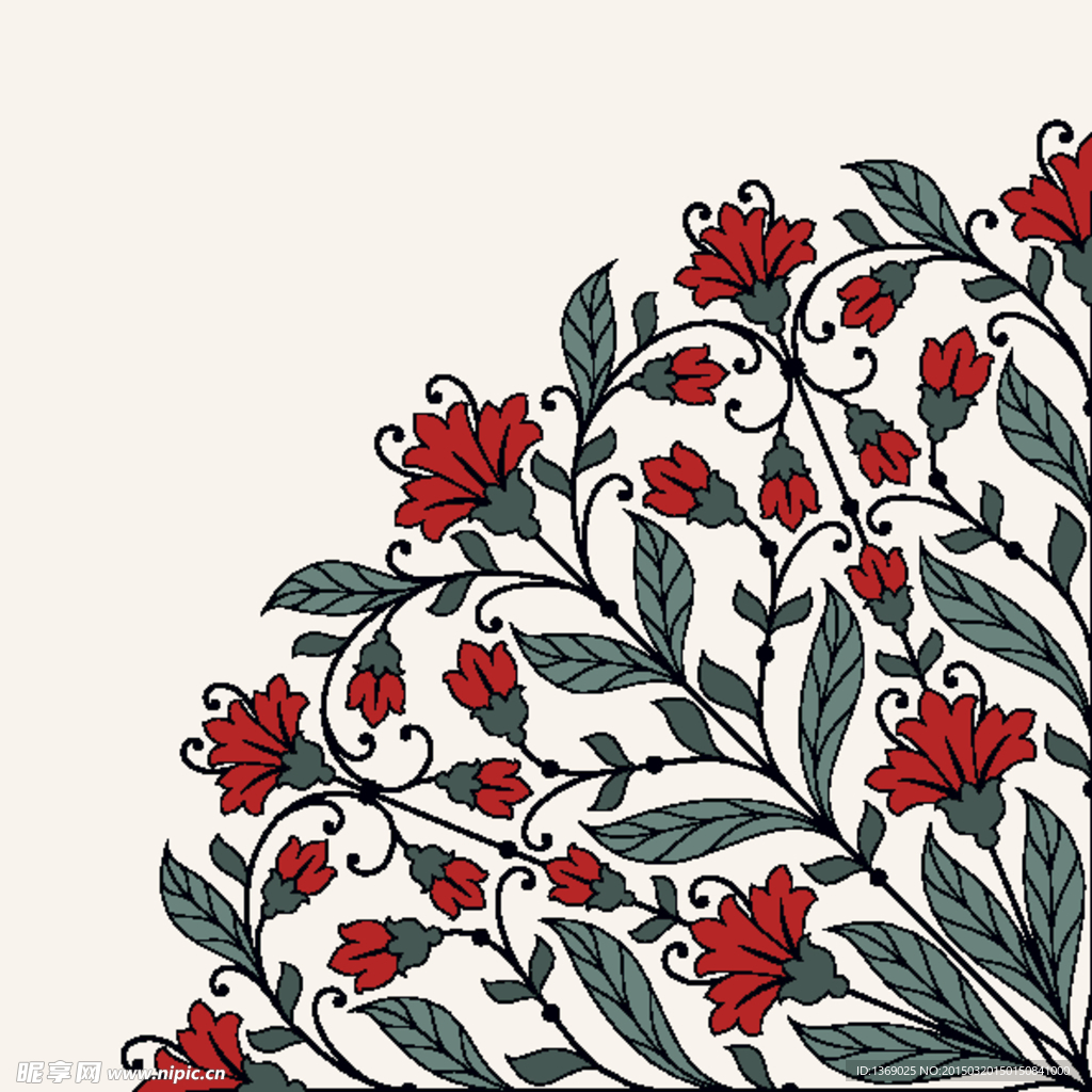 时尚花纹