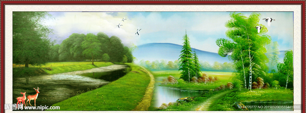 油画风景