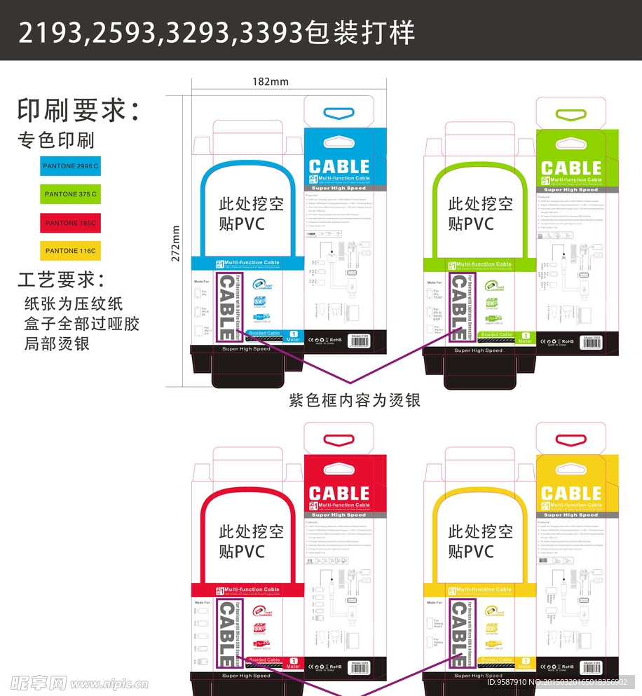 数据线包装