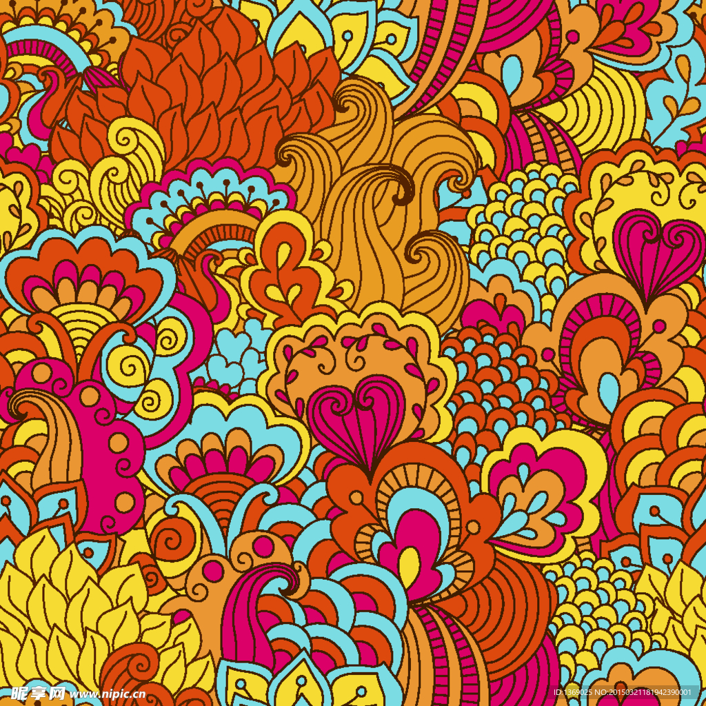欧式花纹