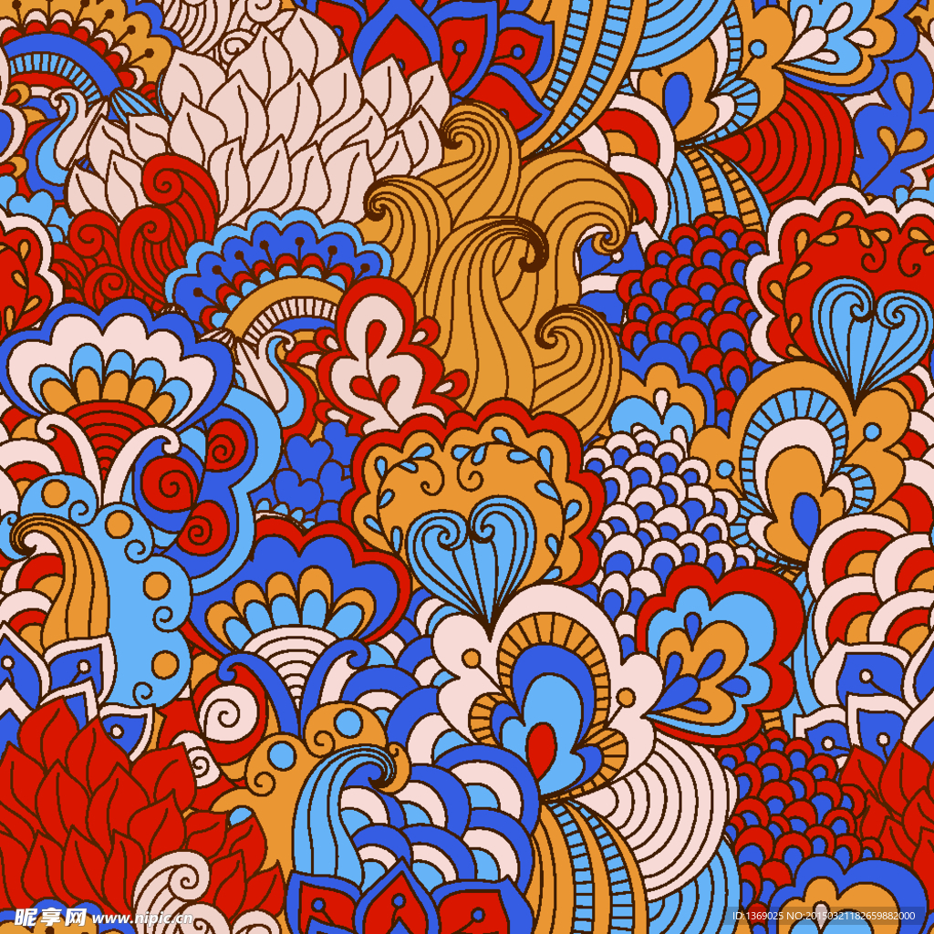 欧式花纹
