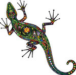 彩色动物纹身刺青图案矢量素材