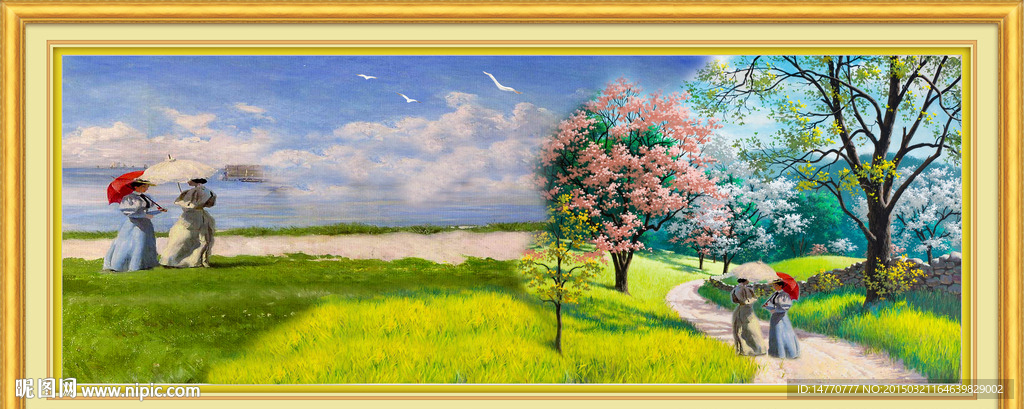 油画