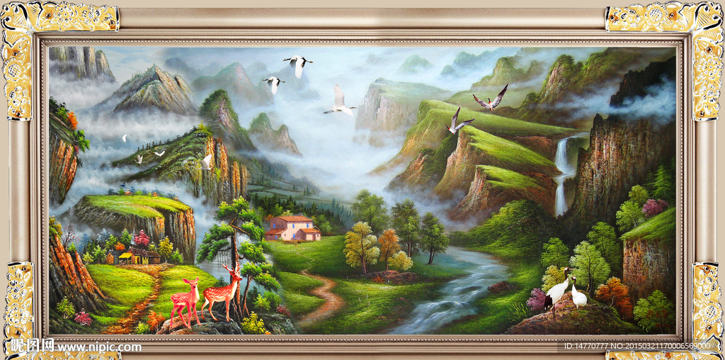 油画风景
