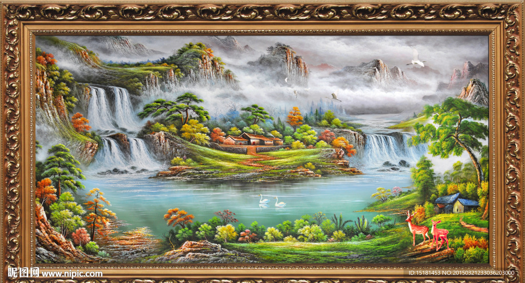 油画风景
