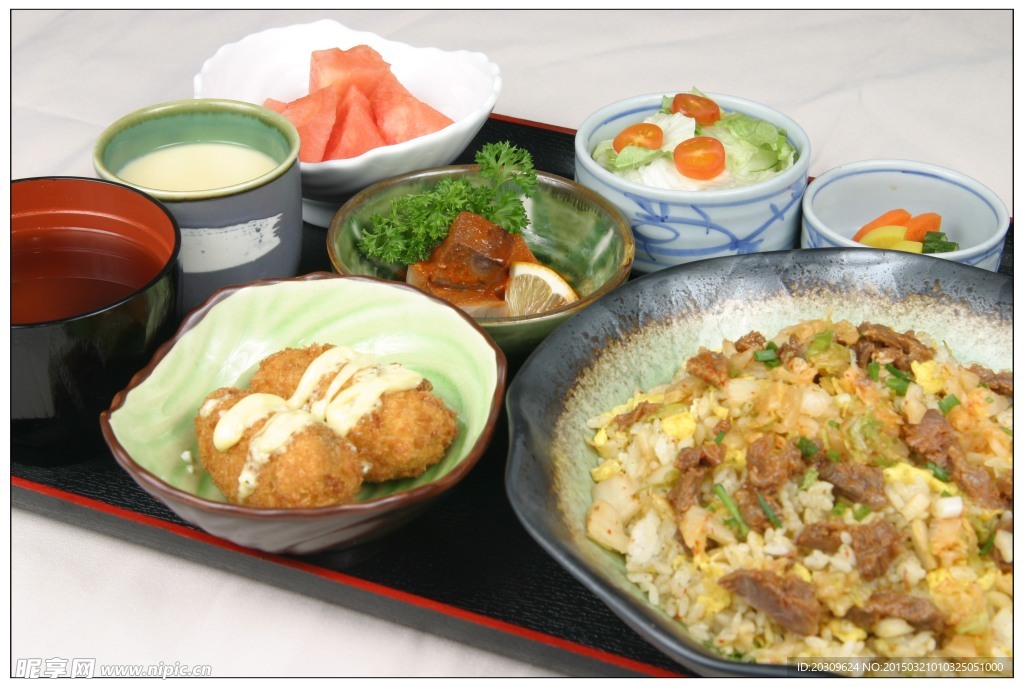 自家制吉牛肉饼套餐