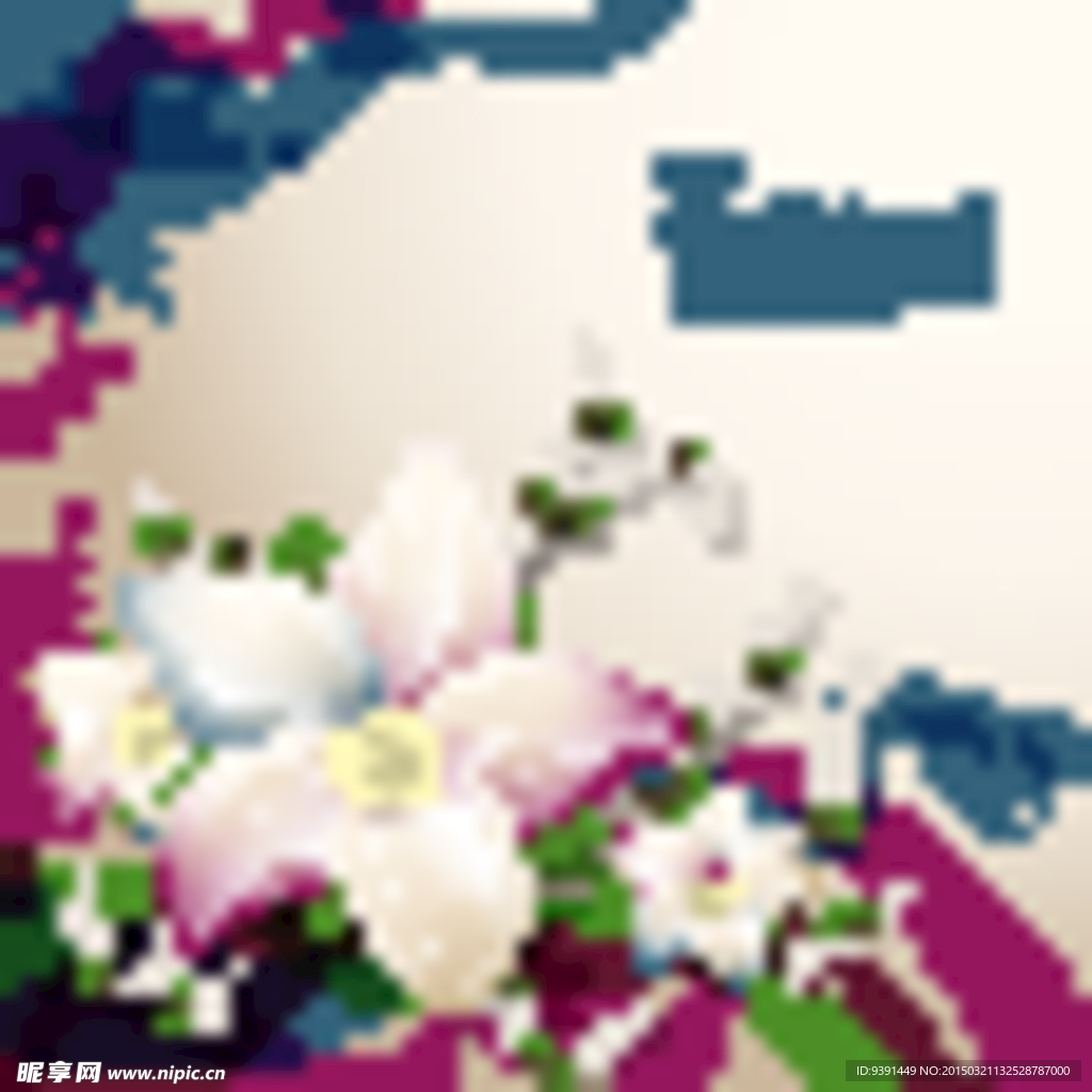 矢量花