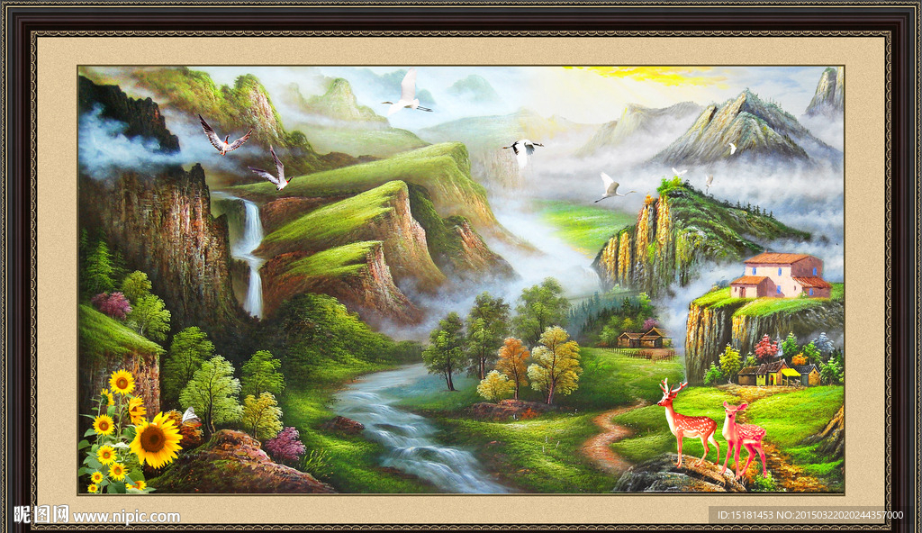 油画风景