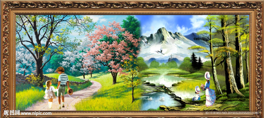 油画风景
