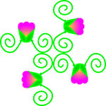 花朵底纹