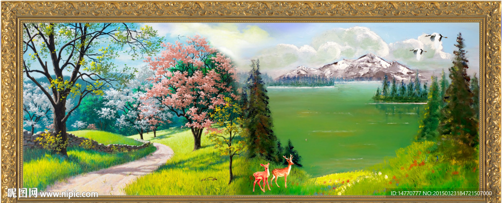油画风景