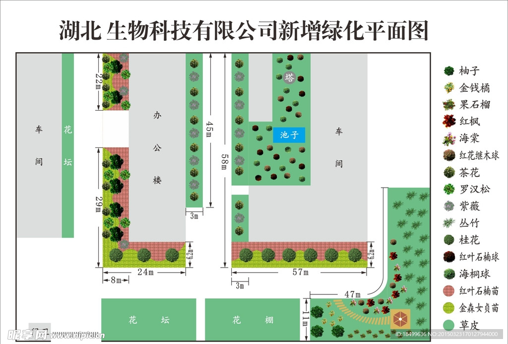 绿化平面图