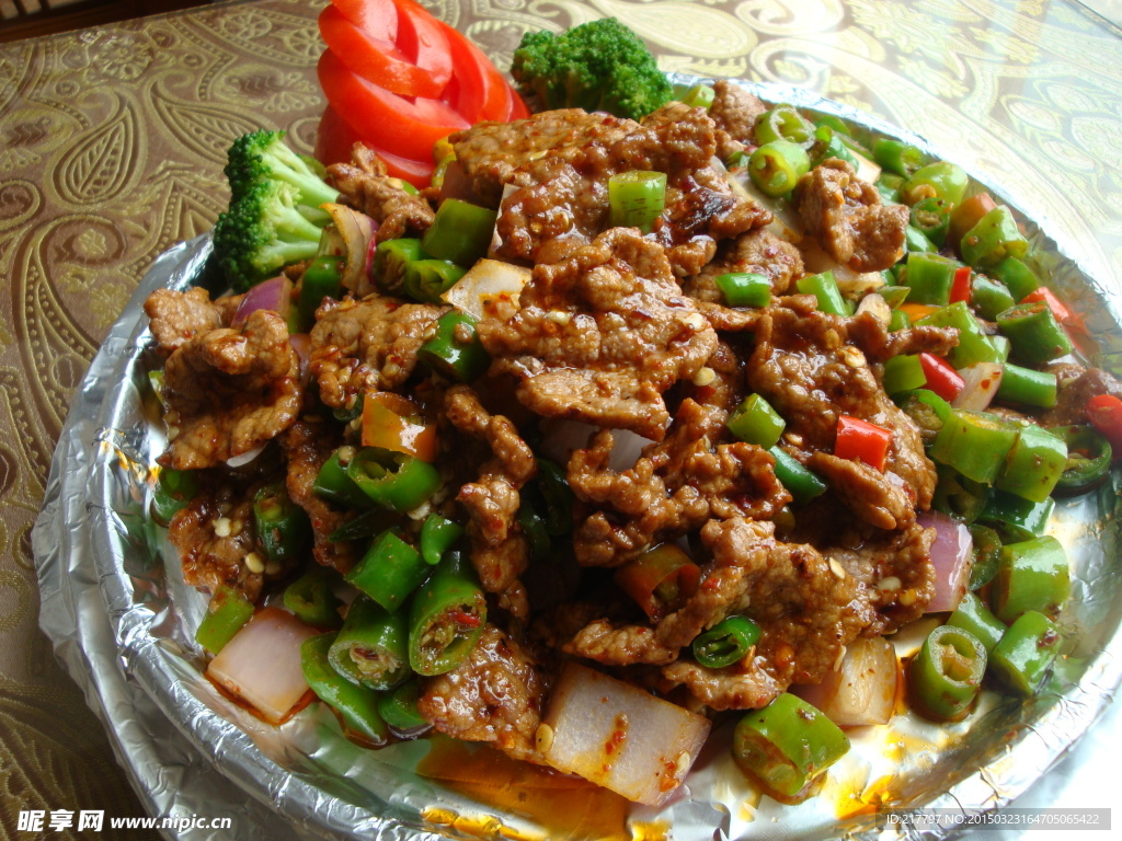 尖椒肉块