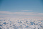 飞机俯视白云摄影