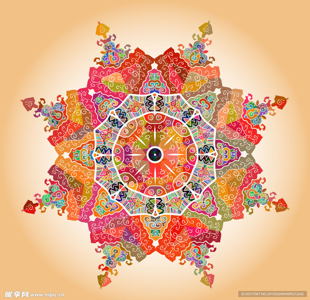 精美欧式花纹