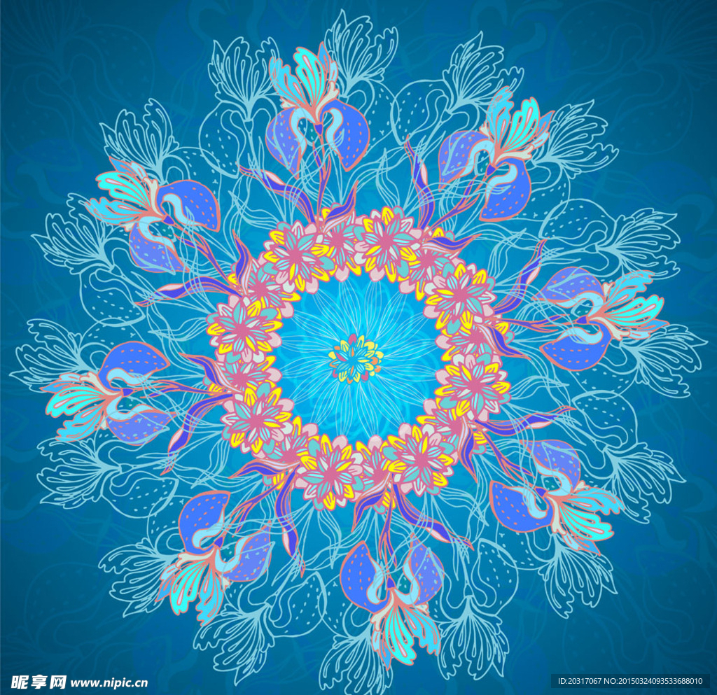 精美欧式花纹