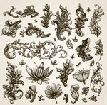 精美欧式花纹