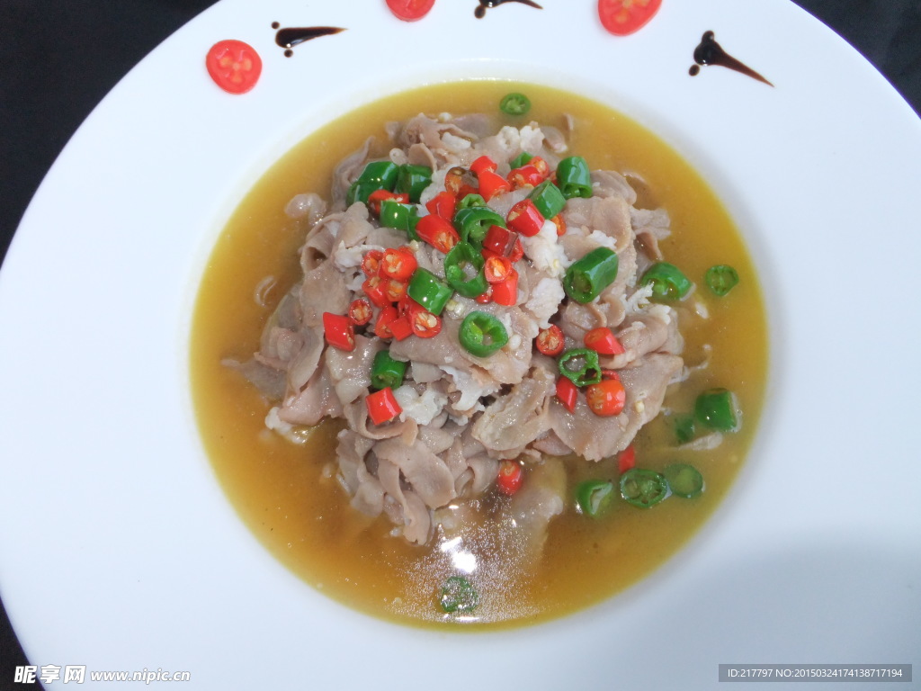 双椒肉沫