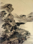 西园松山图