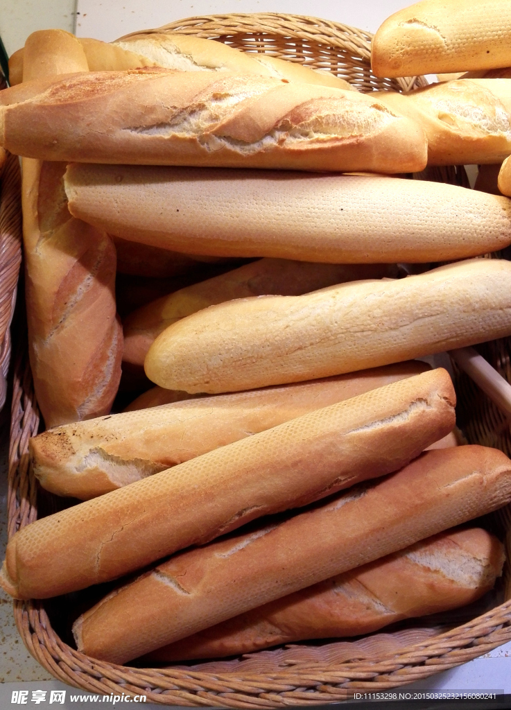 长条硬面包