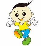 卡通小男孩
