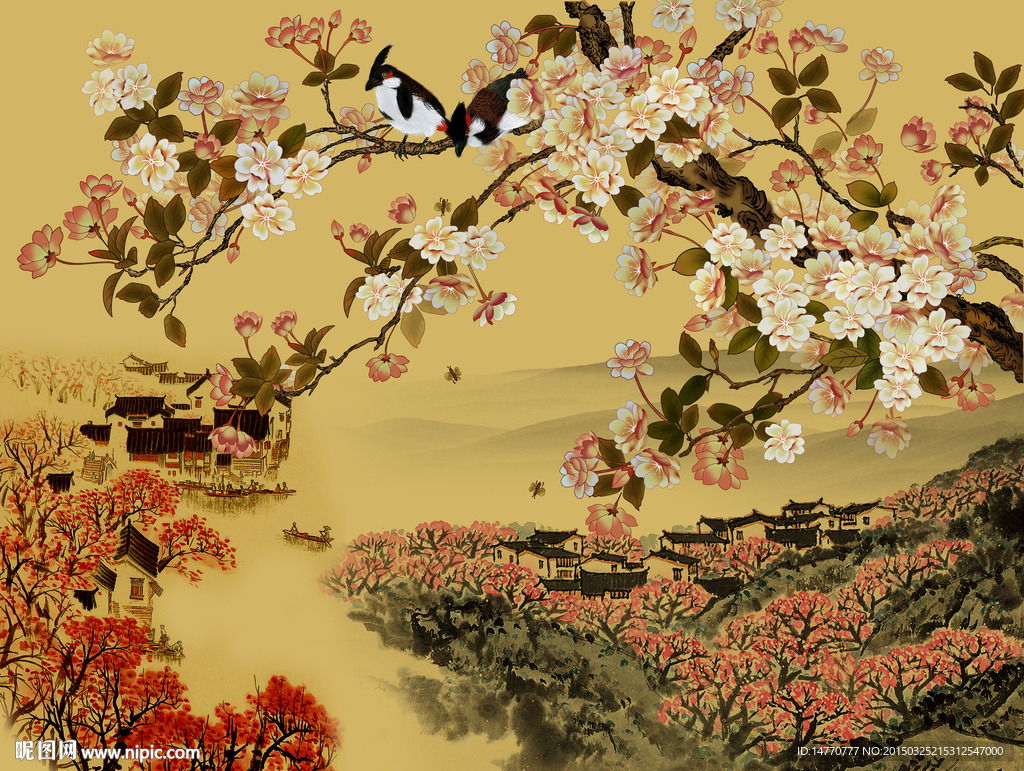 国画花鸟图