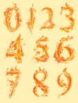 火焰数字分层PSD