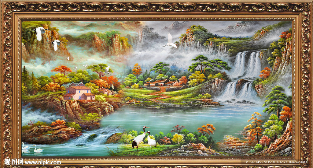 油画风景