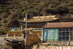 扎尕那旅游风光高原寺院