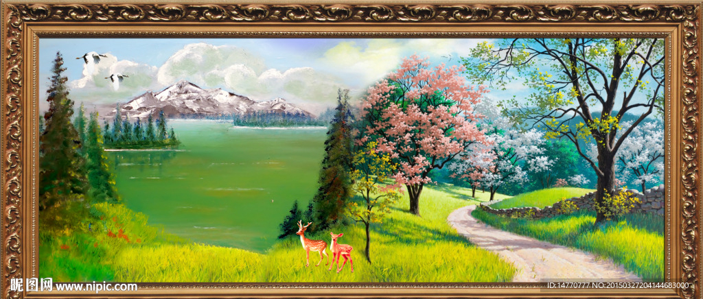 油画风景