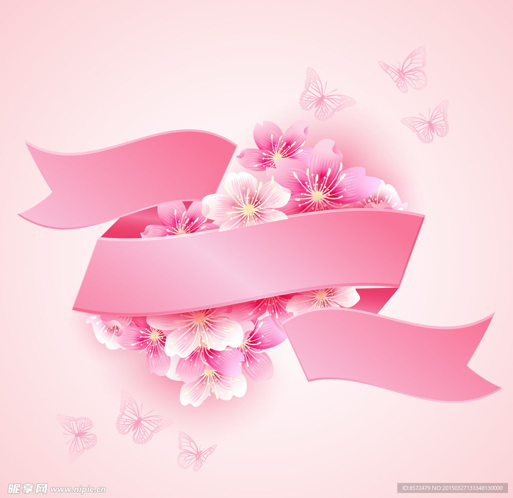 粉红丝带梅花