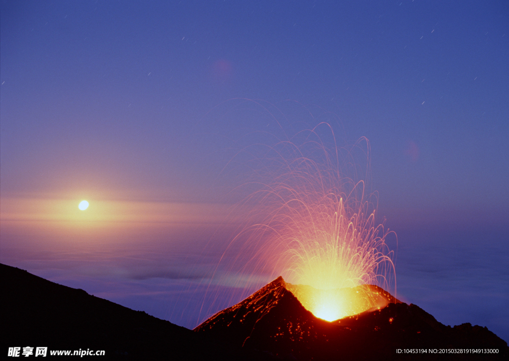 火山爆发