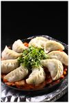 铁板麦穗饺