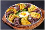 铁板杂面饺