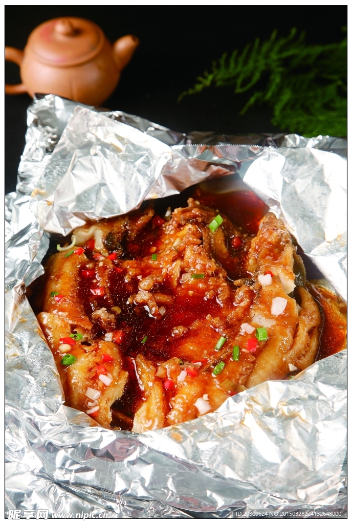 铁板香茅鲈鱼